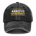 Personalized Arroyo "Never Wrong" Washed Baseball Cap