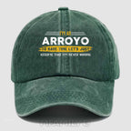 Personalized Arroyo "Never Wrong" Washed Baseball Cap