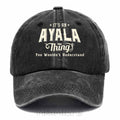 Personalized "Ayala Thing" Washed Baseball Cap