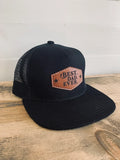 "Best Dad Ever" Leather Patch Trucker Hat