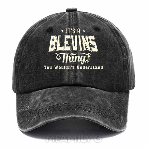 "It's A Blevins Thing" Washed Baseball Cap