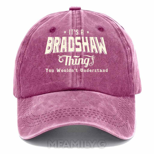 "It's A Bradshaw Thing" Washed Baseball Cap