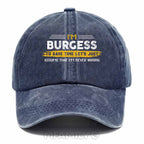 Burgess "Never Wrong" Washed Cotton Baseball Cap