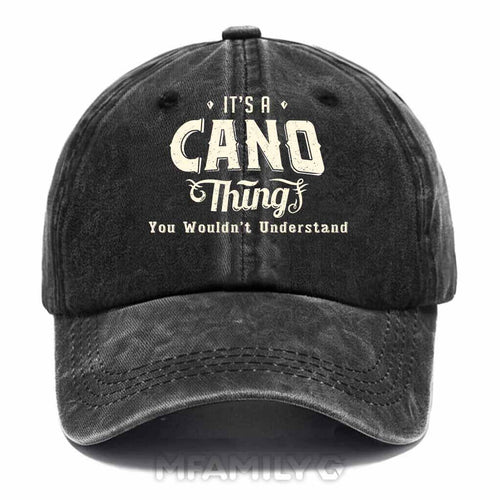 "It's A Cano Thing" Washed Baseball Cap