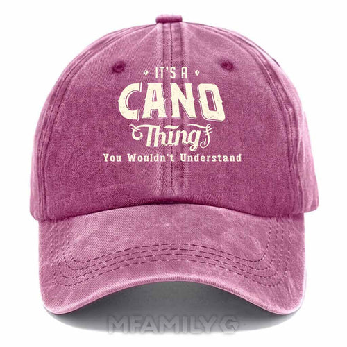 "It's A Cano Thing" Washed Baseball Cap