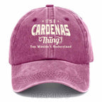 Personalized "It's A Cardenas Thing" Washed Baseball Cap