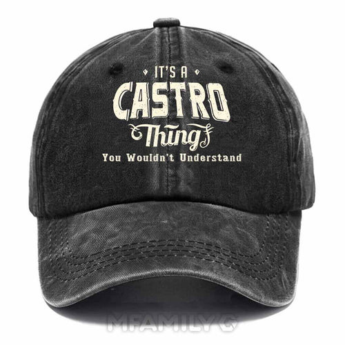 "It's A Castro Thing" Washed Baseball Cap