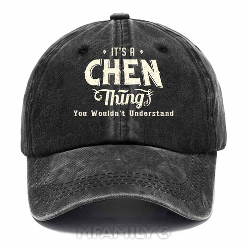 "It's A Chen Thing" Washed Baseball Cap