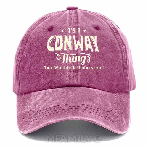 "It's A Conway Thing" Washed Cotton Baseball Cap