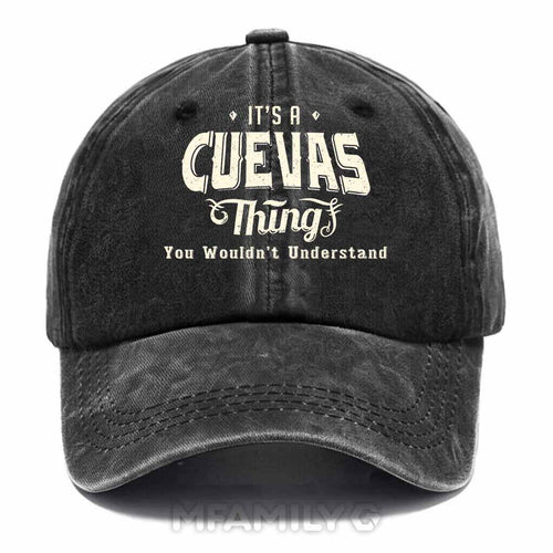 "It's A Cuevas Thing" Washed Cotton Baseball Cap