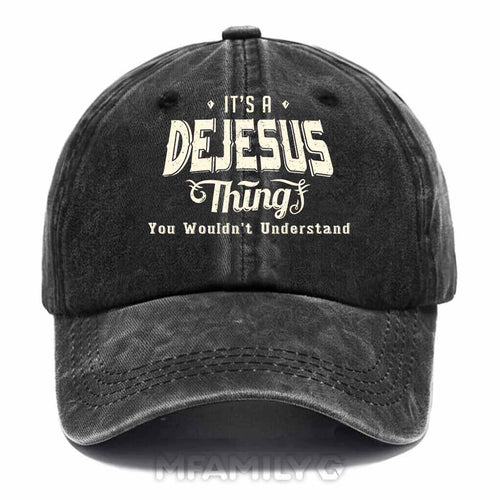 "It's A Dejesus Thing" Washed Cotton Baseball Cap