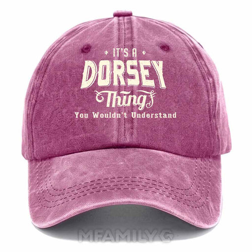 "It's A Dorsey Thing" Washed Cotton Baseball Cap