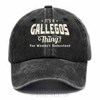 Personalized "It's A Gallegos Thing" Washed Baseball Cap