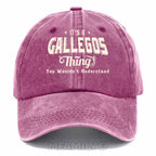 Personalized "It's A Gallegos Thing" Washed Baseball Cap