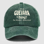 Personalized "Guevara Thing" Washed Baseball Cap