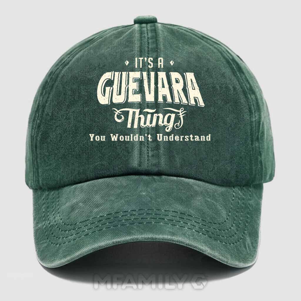 Personalized "Guevara Thing" Washed Baseball Cap