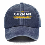 Personalized "Guzman Doing Guzman Things" Washed Baseball Cap