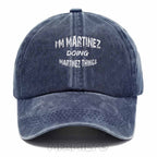 "Martinez Doing Martinez Things" Washed Baseball Cap
