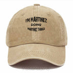 "Martinez Doing Martinez Things" Washed Baseball Cap