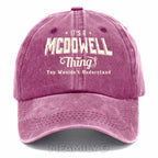 Personalized "It's a McDowell Thing" Washed Baseball Cap