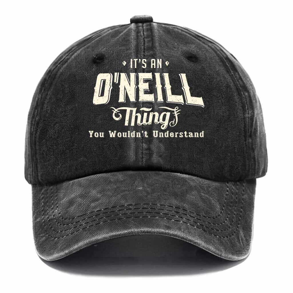 Personalized "O'Neill Thing" Washed Baseball Cap