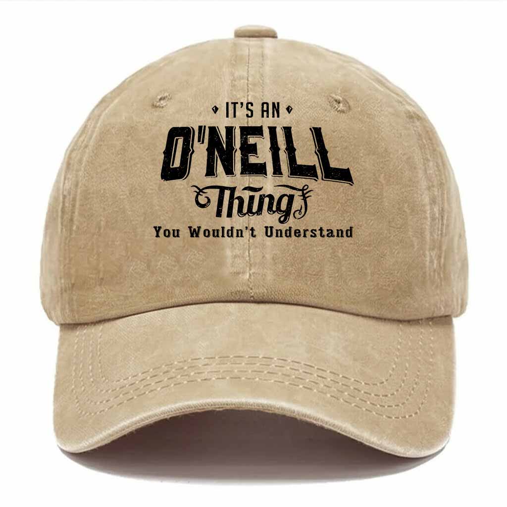 Personalized "O'Neill Thing" Washed Baseball Cap