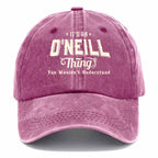 Personalized "O'Neill Thing" Washed Baseball Cap
