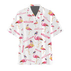 Personalized Williams Tropical Flamingo Hawaiian Shirt