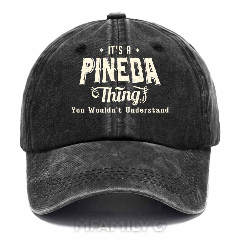 Personalized "Pineda Thing" Washed Baseball Cap