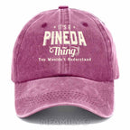 Personalized "Pineda Thing" Washed Baseball Cap