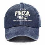 Personalized "Pineda Thing" Washed Baseball Cap