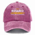 Personalized "Rosario Never Wrong" Washed Baseball Cap
