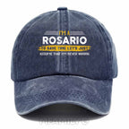 Personalized "Rosario Never Wrong" Washed Baseball Cap