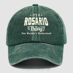 Personalized "It's A Rosario Thing" Washed Baseball Cap