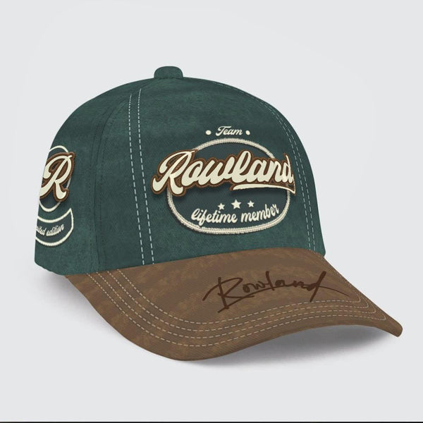 Rowland "Lifetime Member" Vintage Washed Baseball Cap