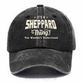 Personalized "It's A Sheppard Thing" Washed Baseball Cap
