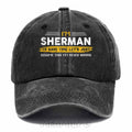 Personalized "Sherman Never Wrong" Washed Baseball Cap
