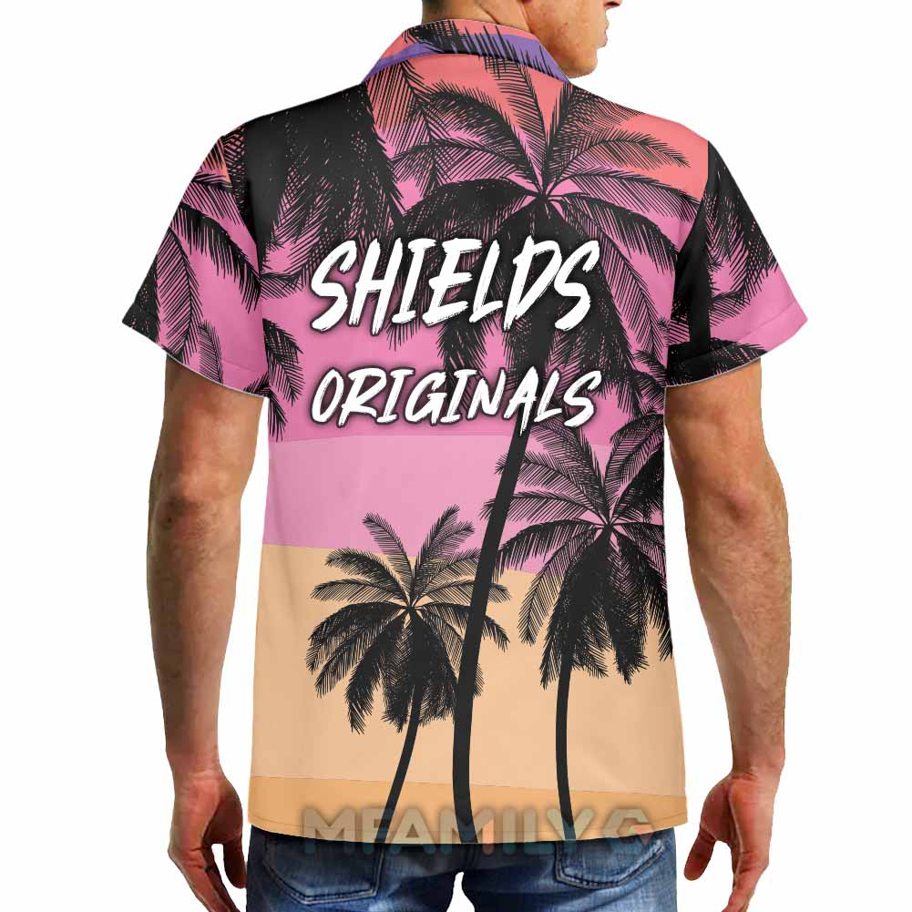 Personalized Shields Originals Tropical Hawaiian Shirt