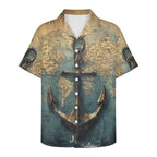 Custom Smith Family Nautical Compass Hawaiian Shirt