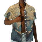 Custom Smith Family Nautical Compass Hawaiian Shirt