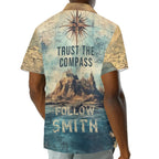Custom Smith Family Nautical Compass Hawaiian Shirt