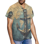 Custom Smith Family Nautical Compass Hawaiian Shirt