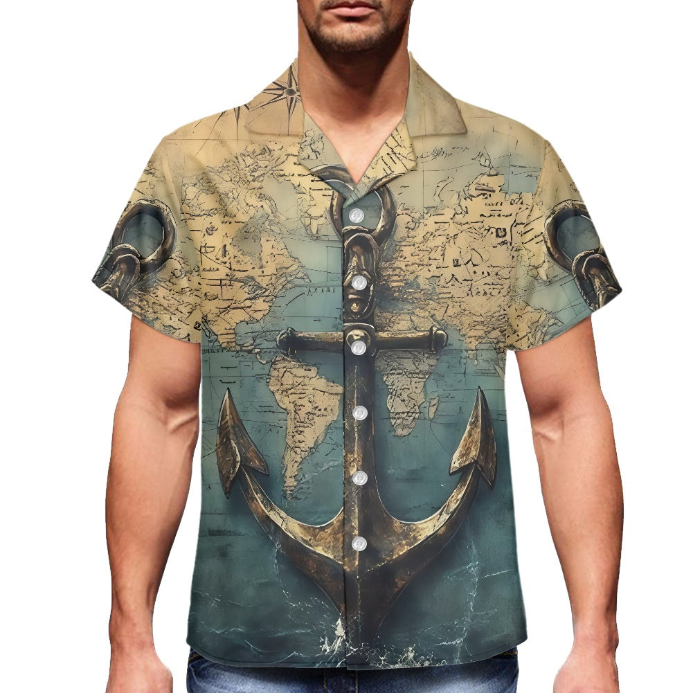 Custom Smith Family Nautical Compass Hawaiian Shirt