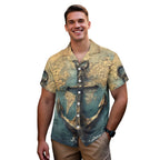 Custom Smith Family Nautical Compass Hawaiian Shirt
