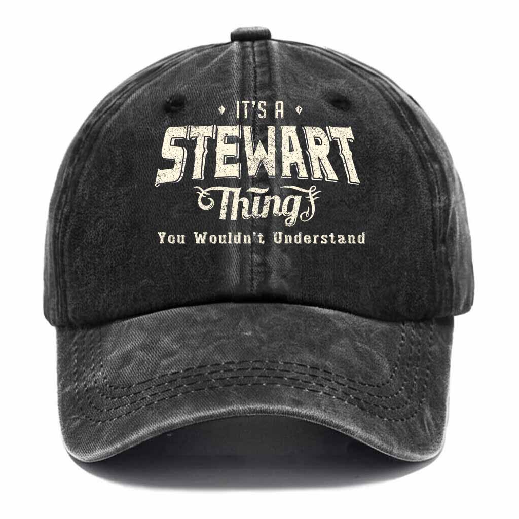 "It's A Stewart Thing" Washed Baseball Cap