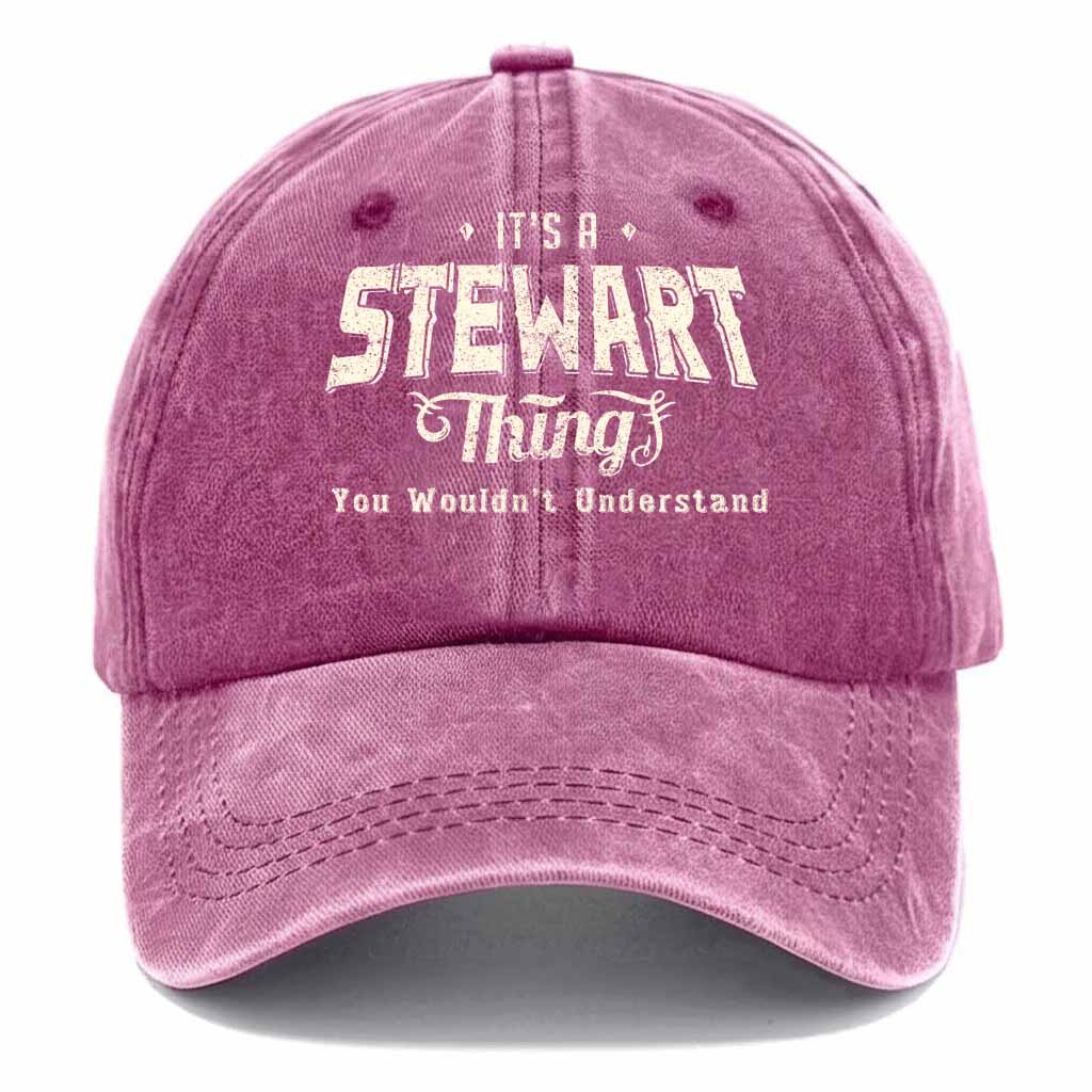 "It's A Stewart Thing" Washed Baseball Cap