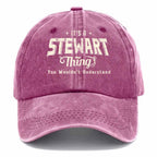 "It's A Stewart Thing" Washed Baseball Cap