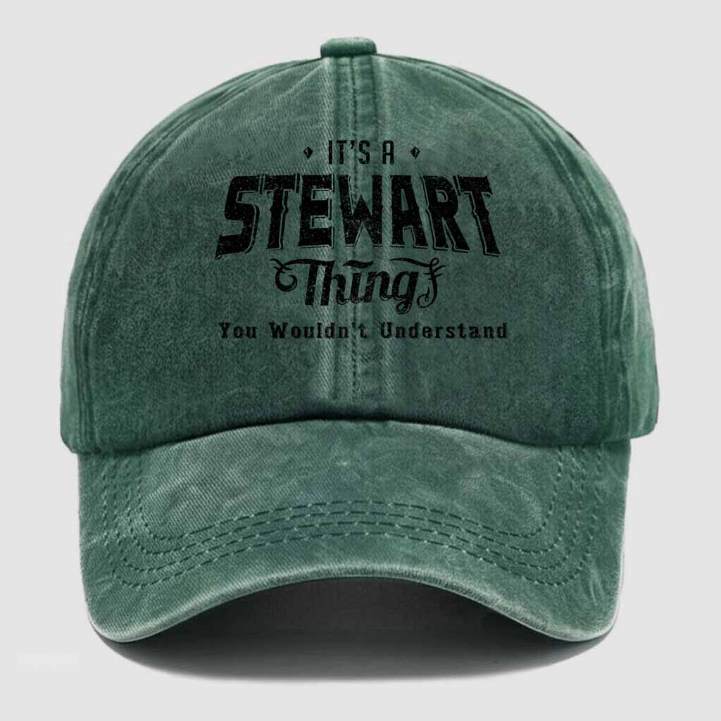 "It's A Stewart Thing" Washed Baseball Cap