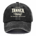 Personalized "It's a Tanner Thing" Washed Baseball Cap