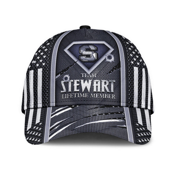 "Team Stewart Lifetime Member" Baseball Cap